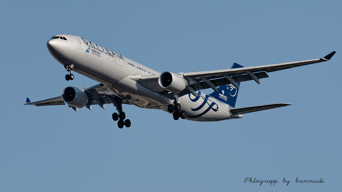 banmudi.南方航空.空中客車a330-300.天合聯盟塗裝.